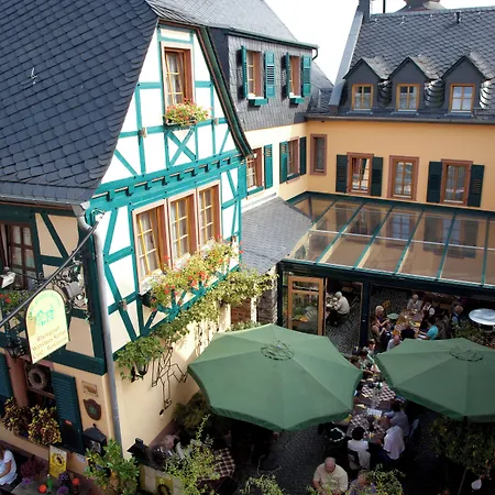 Hotel Weinhotel Des Riesling Zum Gruenen Kranz Rüdesheim am Rhein