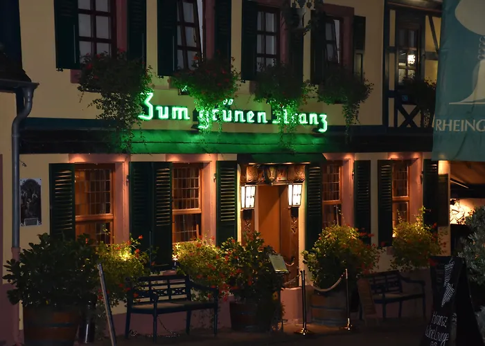 Weinhotel Des Riesling Zum Gruenen Kranz Rüdesheim am Rhein